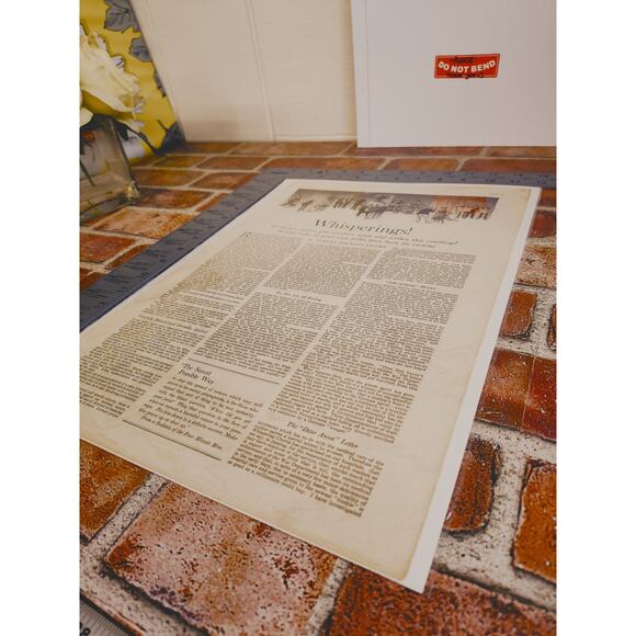 1918 "Whisperings!"‎ Original Vtg Magazine Page WWI by Samual Hopkins Adams - Picture 3 of 12